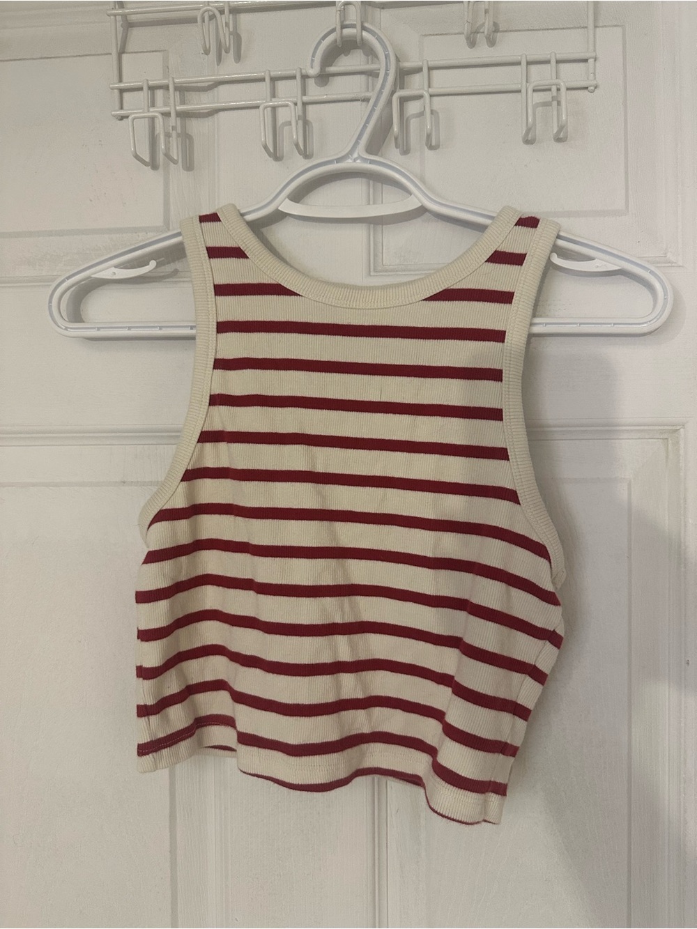 H&M Striped Tank Crop Top